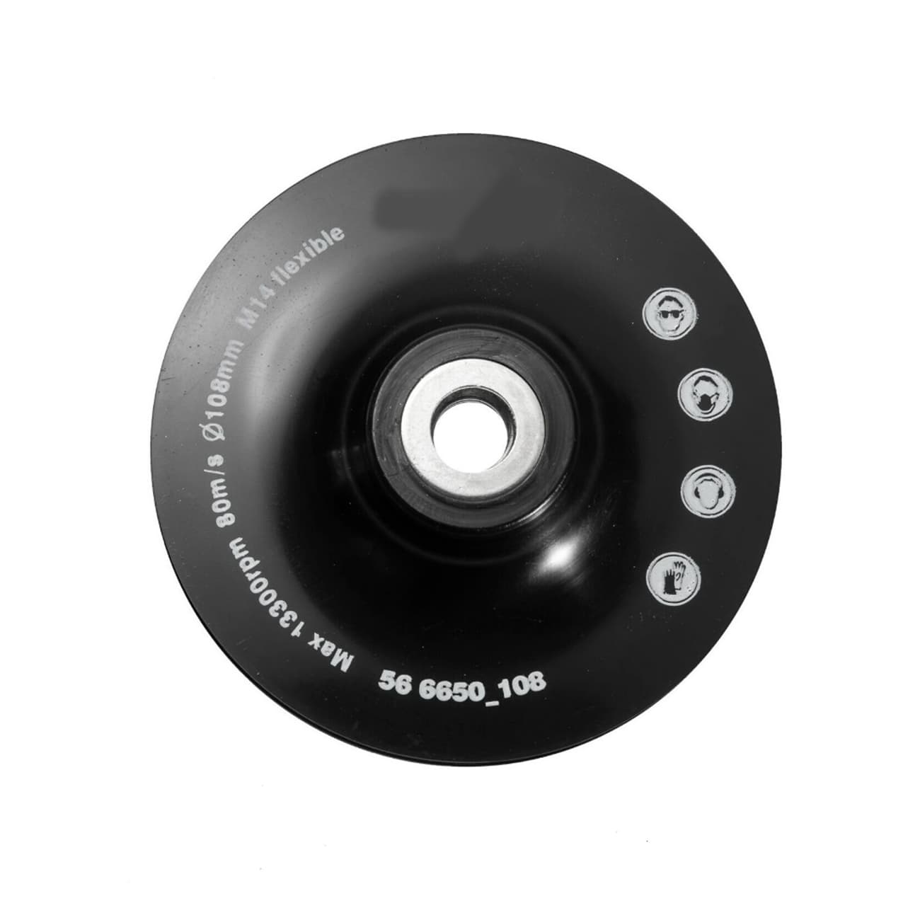 Backing Pad Flexible 108 mm for Fiber